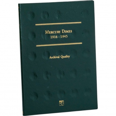 Альбом-фолдер Classic для монет Mercury dime. 1916-45 (Littleton)