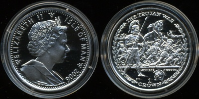 Остров Мэн. 1 крона 2006 (Proof. Серебро)