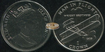 Остров Мэн. 1 крона. 1995 (Unc)