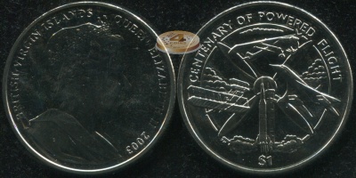 Британские Виргинские о-ва. 1 доллар. 2003 (Unc)