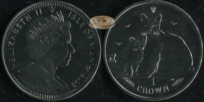 Остров Мэн. 1 крона. 2008 (Unc)