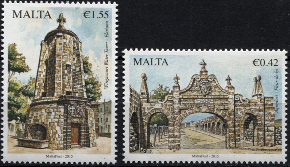 Мальта. 2015. Акведуки (Серия. MNH OG)