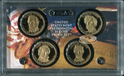 США. Президентская серия (Proof. 4 монеты) 2010