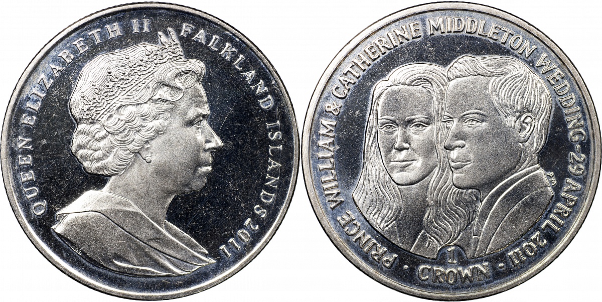 Фолклендские о-ва. 1 крона. 2011 (Unc)