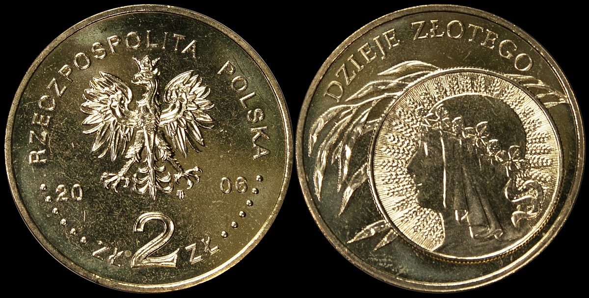 Польша. 2 злотых. 2006 (Unc) 10 злотых 1932 года