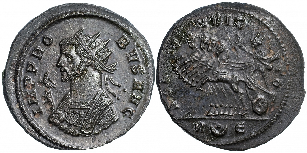 Римская империя. Проб. Антониниан. aUnc биллон. 276-282 Рим