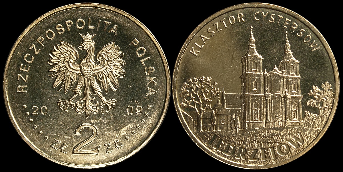 Польша. 2 злотых. 2009 (Unc) Енджеюв