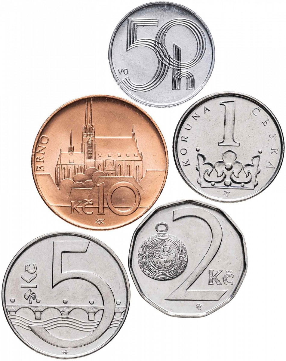 Чехия. Набор №3 (5 монет) 2007-11